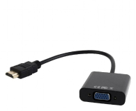 Przejściówka Gembird Konwerter sygnału HDMI do VGA na kablu z gniazdem mini Jack